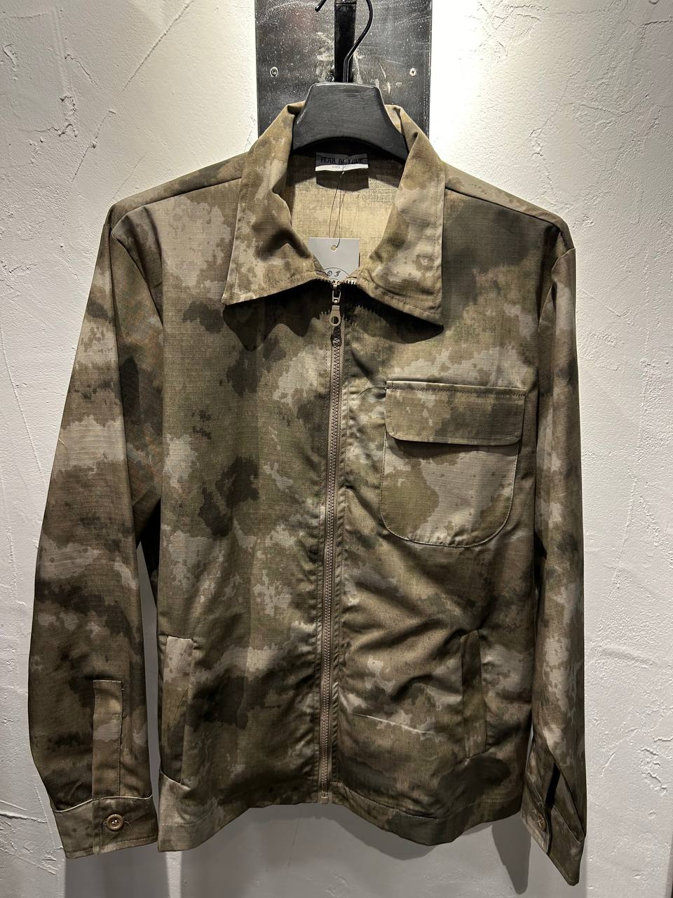 Giacca Camouflage Zip-Up – Military Green