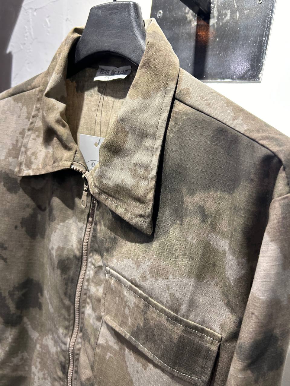 Giacca Camouflage Zip-Up – Military Green